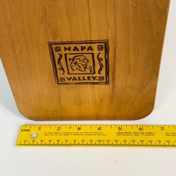 Vintage Napa Valley Box Co Wooden Adjustable Rack Tabletop Bookshelf - Picture 7 of 8